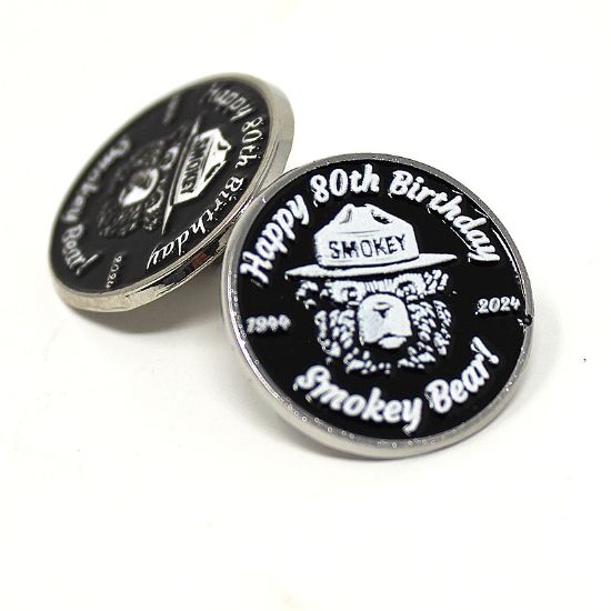 Picture of Smokey Bear 80th Lapel Pin